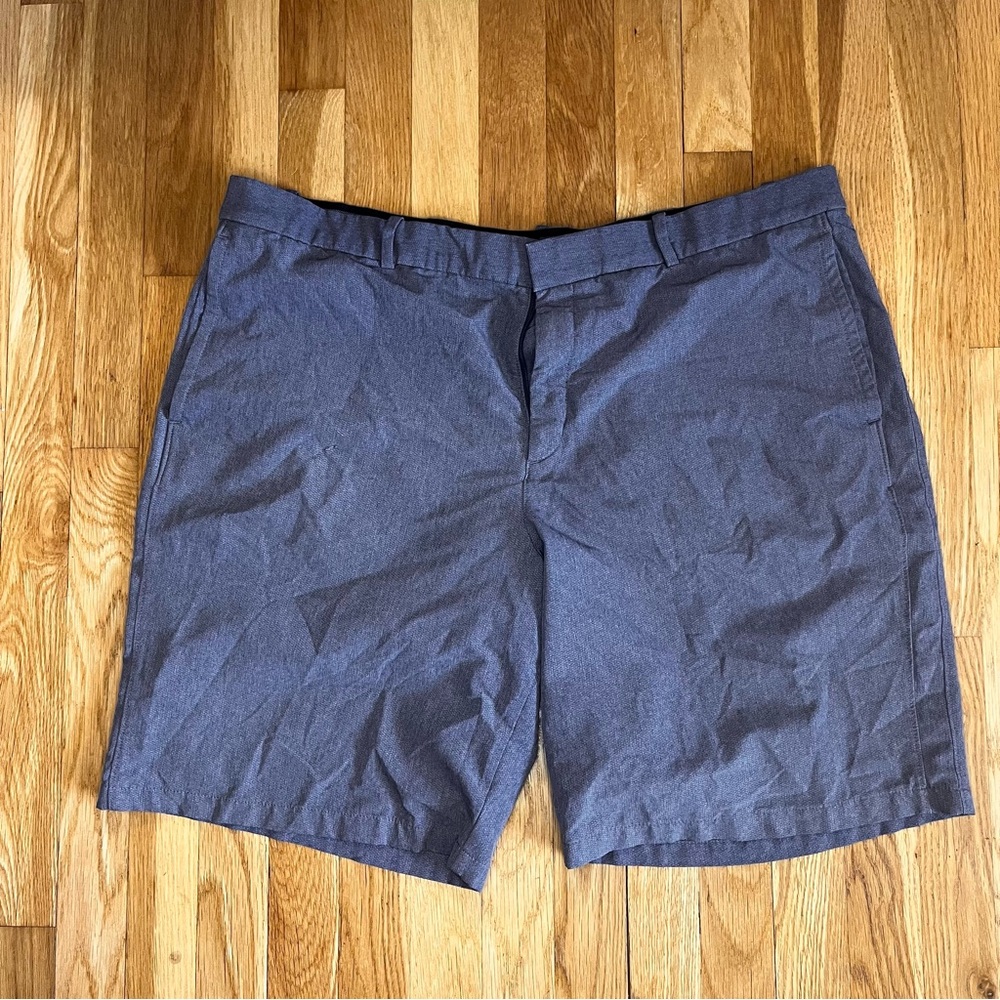 Nike Blue Flat Front Shorts Lightweight Casual